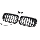2011-2014 Fit BMW X3 F25 Dual Line Black Front Bumper Kidney Grill Grille