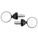 Pair Aluminum Mini Round Bar End Mirror For Vespa GT GTL GTS GTV 125 200 250 300