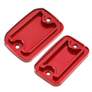 Red Brake Clutch Fluid Tank Caps For Ducati DesertX Scrambler 800 1100 2015+
