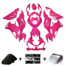 Injection Fairing Kit Bodywork Plastic ABS fit For Kawasaki ZX6R 2019-2023