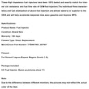 4PCS Fuel Injector 7700867867 Fit Renault Laguna Espace Megane Scenic 2.0L