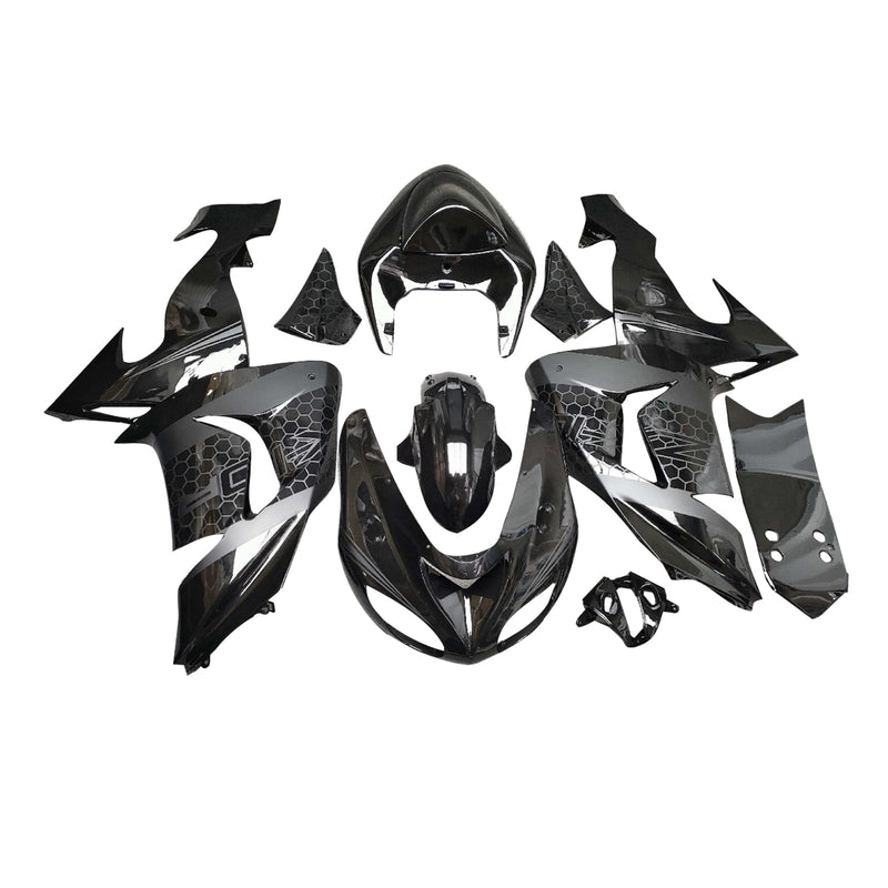 Injection Fairing Kit Bodywork Plastic ABS fit For Kawasaki ZX10R 2006-2007