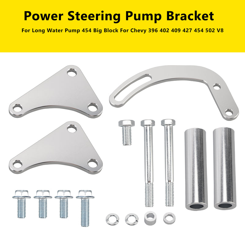 Power Steering Pump Bracket 551497 Fit Long Water Pump Fit Chevy Big Block V8