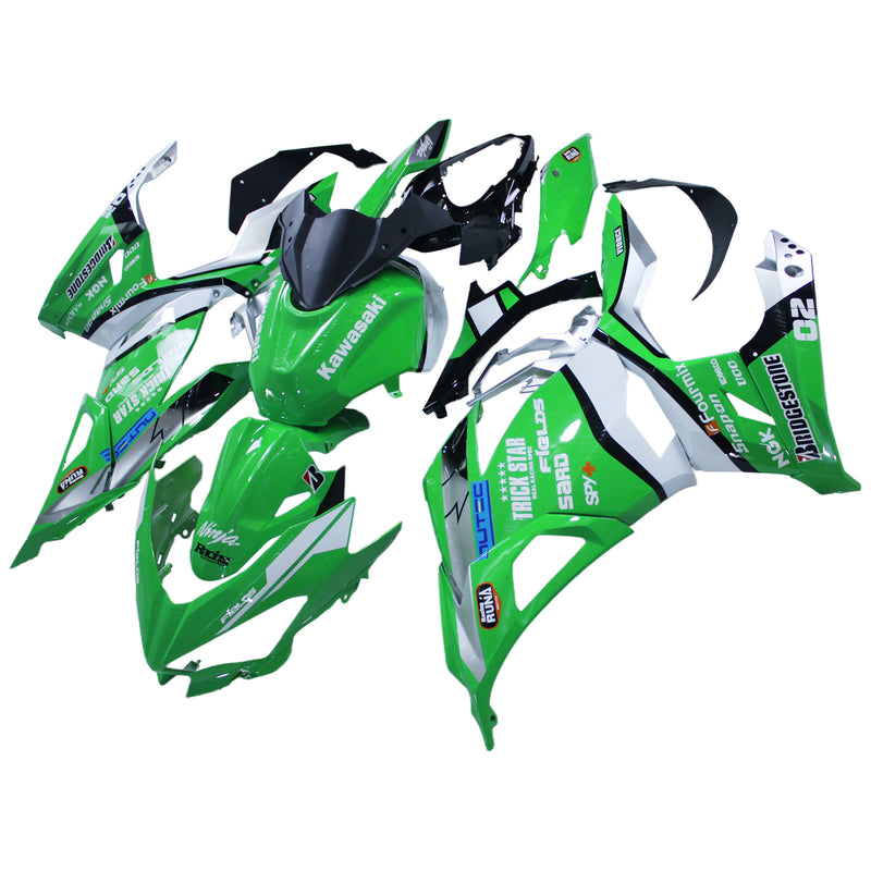 Amotopart Kawasaki EX400 Ninja400 2018-2023 Fairing Kit Bodywork Plastic ABS