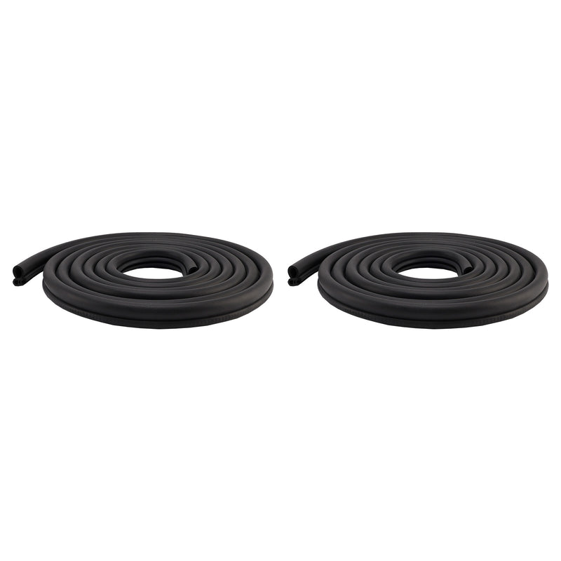 2X 13.5 Ft Door Rubber Weatherstrip Seal For Peterbilt 359 370 377 379 380