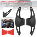 Steering Wheel Paddle Shifter Extension For Ford Explorer 13-19 Aluminium Black