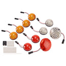 1983-1990 For Land Rover Defender 90/110 10PCS Color LED DRL Driving Daytime Fog Tail Lights Kit