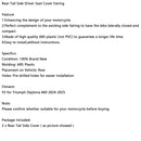 Rear Tail Side Driver Seat Cover Fairing For Daytona 660 2024-2025