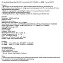 2X Headlight Angel Eye DRL Control Unit 63117296905 For BMW 1 Series F20 F21