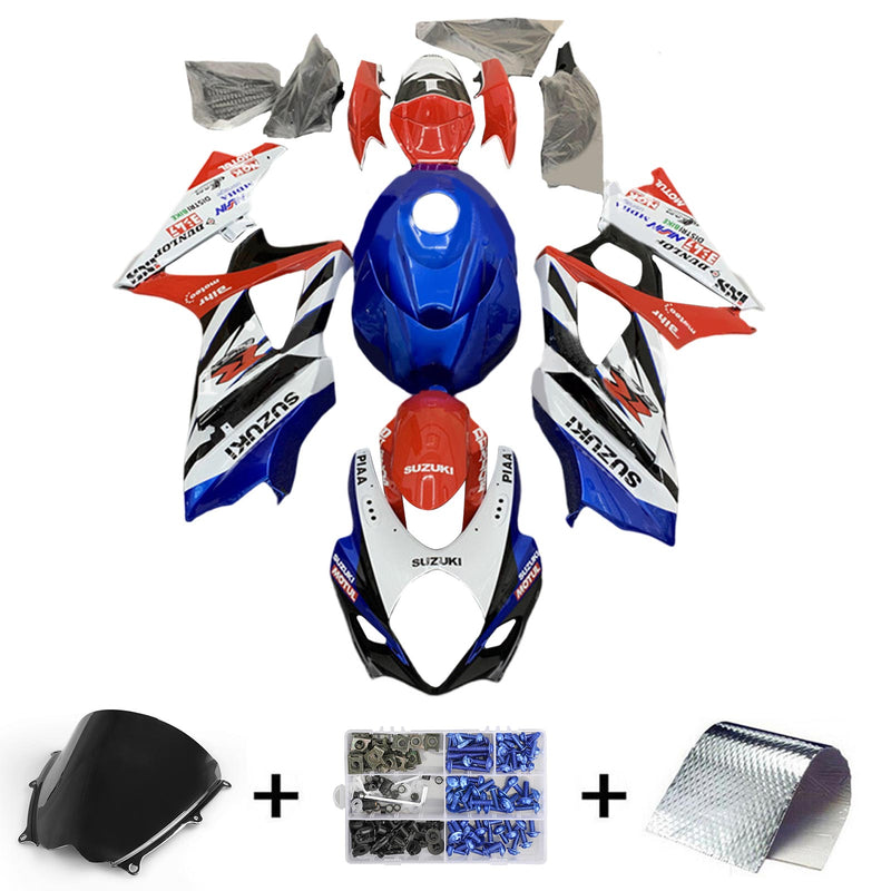 Amotopart Suzuki GSXR1000 2007-2008 K7 Fairing Kit Bodywork Plastic ABS