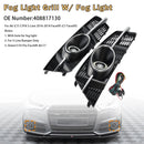 2016-2018 Audi A6 S6 Sline Fog Light Grill Cover Lamp Grille W/ Fog Light