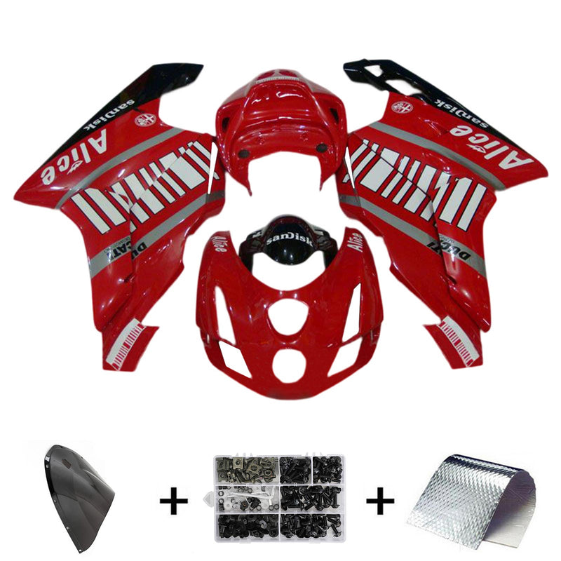 Amotopart Ducati 999 749 2003 2004 Fairing Kit Bodywork ABS
