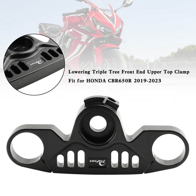 HONDA CBR650R 2019-2023 Lowering Triple Tree Front End Upper Top Clamp
