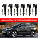 2010-2015 Cadillac CTS Chevrolet Camaro 6 Ignition coil 6 Spark Plug UF569 12590990