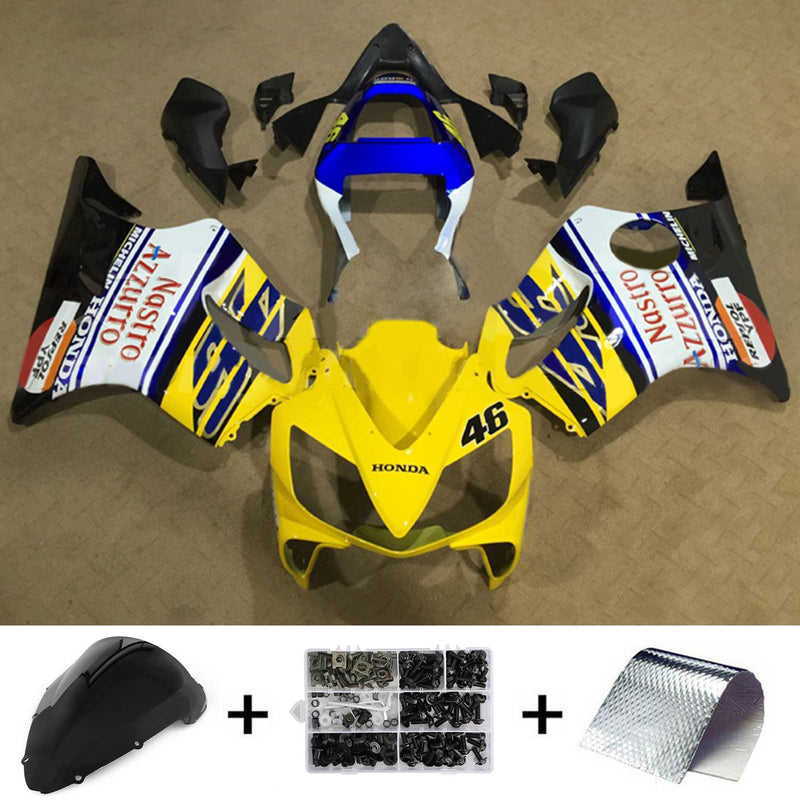 Amotopart Honda CBR600 F4i 2001-2003 Fairing Kit Bodywork Plastic ABS