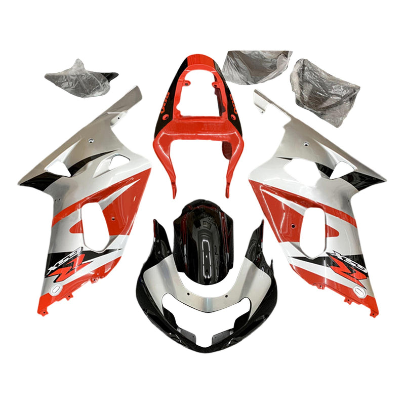 Amotopart Suzuki GSXR600 GSXR750 2001-2003 K1 Fairing Kit Bodywork Plastic ABS