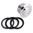 Chrome Billet Aluminum Pop Up Screw In Gas Cap For Sportster Softail Dyna 82-19