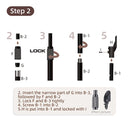 Set Of 2 Universal Surround Sound Adjustable Height Speaker Stand Bracket