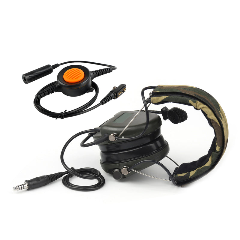 H60 Sound Pickup Noise Reduction Headset 6-Pin U94 PTT For Hytera PD780/700G/580