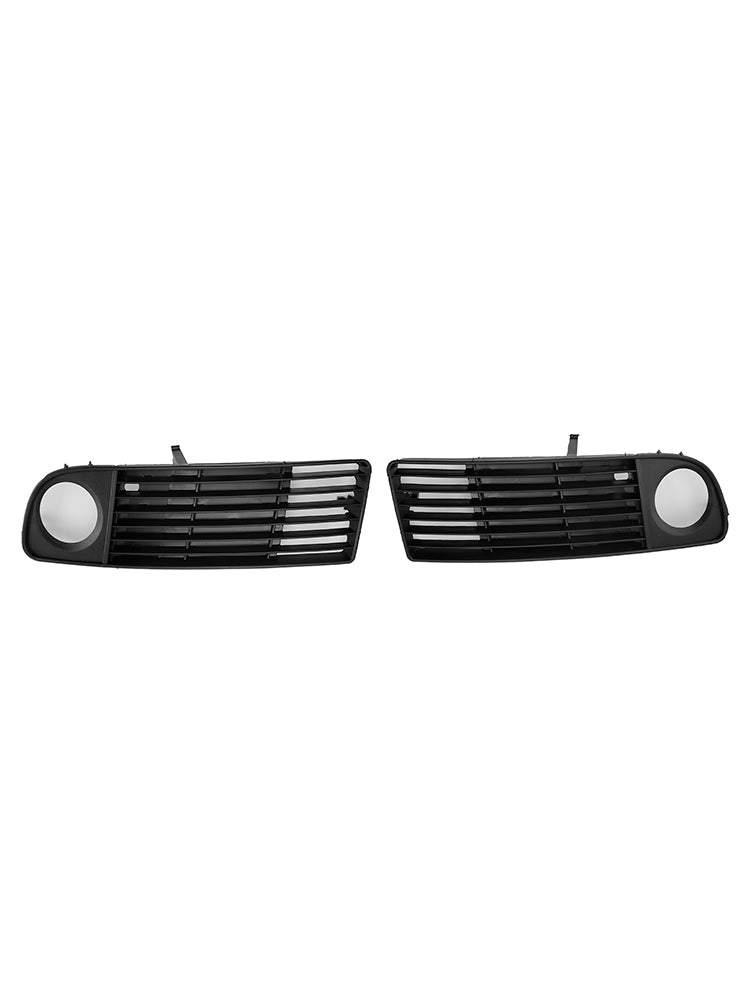 2PCS Front Lower Bumper Fog Light Cover Grille Fit Audi A6 C5 1998-2001