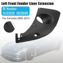 2005-2013 Chevy Corvette Left Front Fender Liner Extension 15252926 10328100