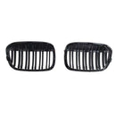 2016-2019 Fit BMW X1 F48 F49 Gloss Black Front Kidney Grill Grille Dual Line