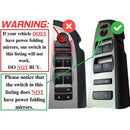 Window Master Switch Bezel Mirror & Lock Assembly 22968506 for Chevrolet 10-13