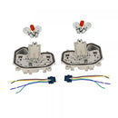 2PCS Rear Tail Light Bracket & Plug Bulb 68270837/92AA For Jeep Renegade 15-23