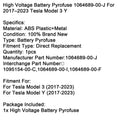High Voltage Battery Pyrofuse 1064689-00-J For Tesla Model 3 Y 2017-2023