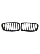 BMW 3 Series F30 F31 F35 2012-2019 Gloss Black Front Kidney Grill Grille