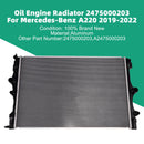 2019-2022 For Mercedes-Benz A220 Oil Engine Radiator 2475000203