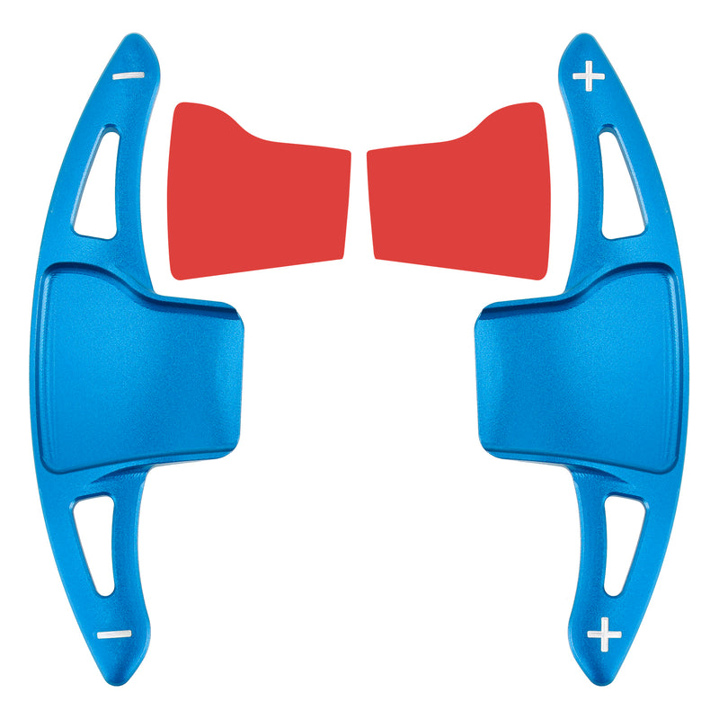 Steering Wheel Paddle Shifter Extension For Ford Explorer 13-19 Aluminium Blue