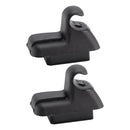 2x Black Sun Visor Clip 1RF14DX9AB Fit For Chrysler 300 Dodge Charger 2011-2020