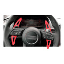 Steering Wheel Paddle Shifter Extension For Audi RS5 RS3 TT RS Aluminium Red