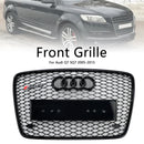 Gloss Black Front Bumper Radiator Vent Mesh Grille Grill Fit Audi Q7 2005-2015
