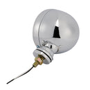 #D20 Motorcycle Spotlight Headlight Fog Beam Chrome Fit For Motorcycle Scooter