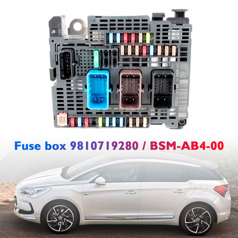 Fuse Box Module Unit 9810719280 for Citroen DS5/Peugeot 508 1.6 2.0 HDI BSM-AB4