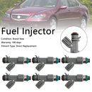 6PCS Fuel Injector 16450-RJA-A01 Fit Acura RL TL 3.5L V6 2005-2008