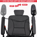 360W Electric Wheelchair Lightweight Folding Wheelchair for Adults Seniors Black