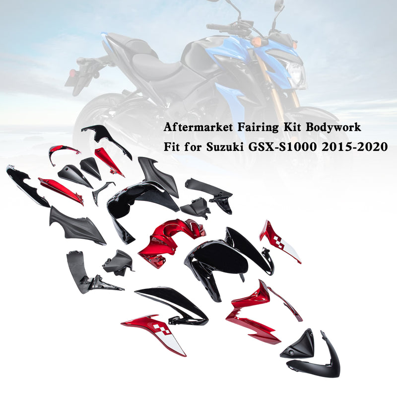 Amotopart Suzuki GSX-S 1000 2015-2020 Plastic Bodywork Fairing Kit