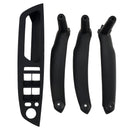 4pcs Black Inner Door Panel Handle Pull Trim Cover For BMW E70 X5 E71 X6 07-14
