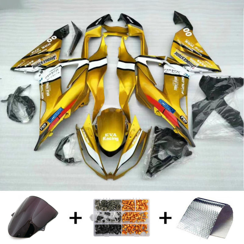 Amotopart Kawasaki ZX6R 636 2013-2018 Fairing Kit Bodywork Plastic ABS