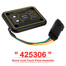 For RV leveling systems Ground Control TT and Level-Up Hydraulic Quick Level Touch Panel Assembly 425306