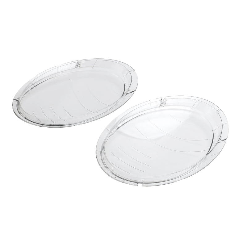 Left +Right Headlight Lens Plastic Cover Shell 63126911701 02 For Mini Cooper