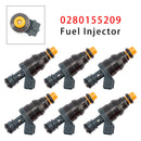 10.1992-06.1993 Mercedes-Benz W124 Sedan 6Pcs Fuel Injector 0000787323