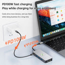 9 in 1 TYPE-C to RJ45 (Gigabit)+USB3.0*3+HDMI+USB-CS Data+PD100W+SD/TF MacBook