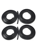 2003-2009 For Hummer H2 4Pcs Front Rear Left Right Door Rubber Seal Weatherstrip