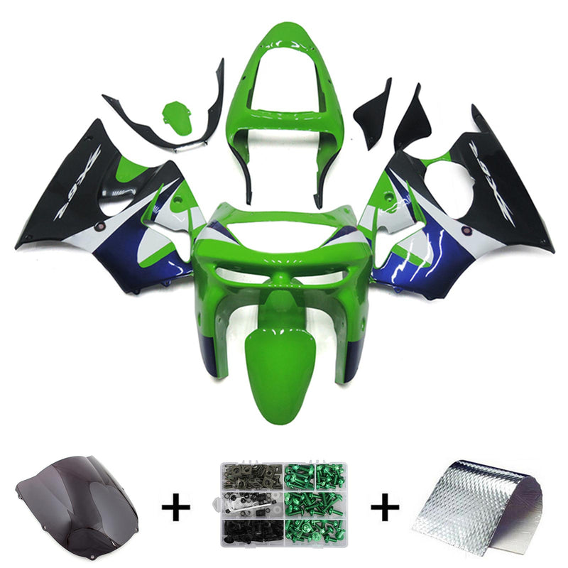 Amotopart Kawasaki ZX6R 1998-1999  Fairing Kit Bodywork Plastic ABS