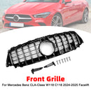 Front Bumper Grille Grill Fit Mercedes CLA-Class W118 C118 2024-2025
