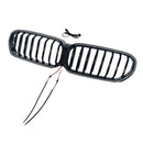 2021-2024 Fit BMW 5 Series G30 G38 Gloss Black Front Kidney Grill Grille